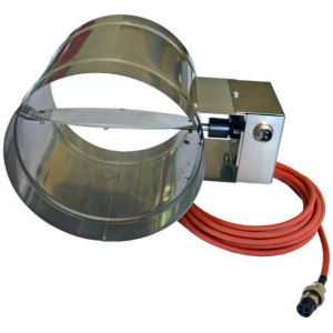 FIRECONTROLS Klapka vzduchová regulačná so servom pre teplovzdušné rozvody d100mm pre AM-K