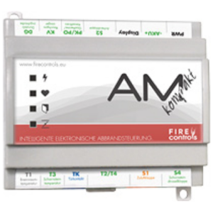 FIRECONTROLS Regulácia elektronická AM Kompakt H2O XL set bez klapky biely displej 56