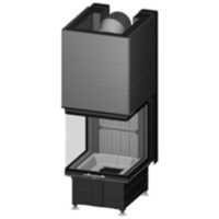 SPARTHERM KV Arte U-50 horevýsuvné dvierka Linear 4S štandard 2018 jednoduché presklenie kupola DN250 s prírubou vzduchu