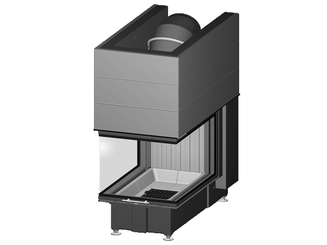 SPARTHERM KV Arte U-90 horevýsuvné dvierka Linear 4S štandard jednoduché presklenie kupola DN250 s prírubou vzduchu SPARTHERM KV Arte U-90 horevýsuvné dvierka Linear 4S štandard jednoduché presklenie kupola DN250 s prírubou vzduchu