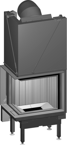 SPARTHERM KV Premium V-2L-55 horevýsuvné dvierka dn 180mm